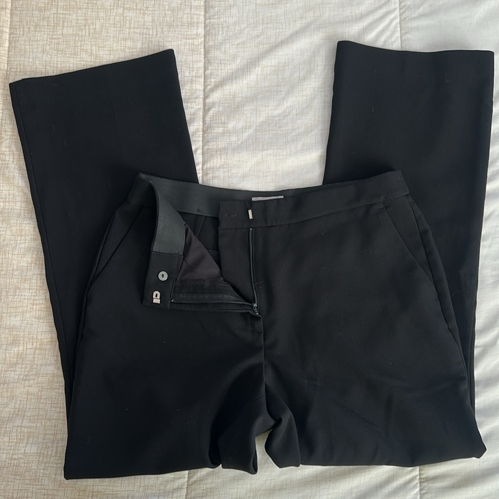 H&M Sleek Straight Black Pants Size 12
